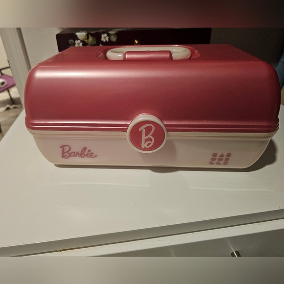 Barbie Other - Vintage Ulta Barbie Pink and White Caboodle